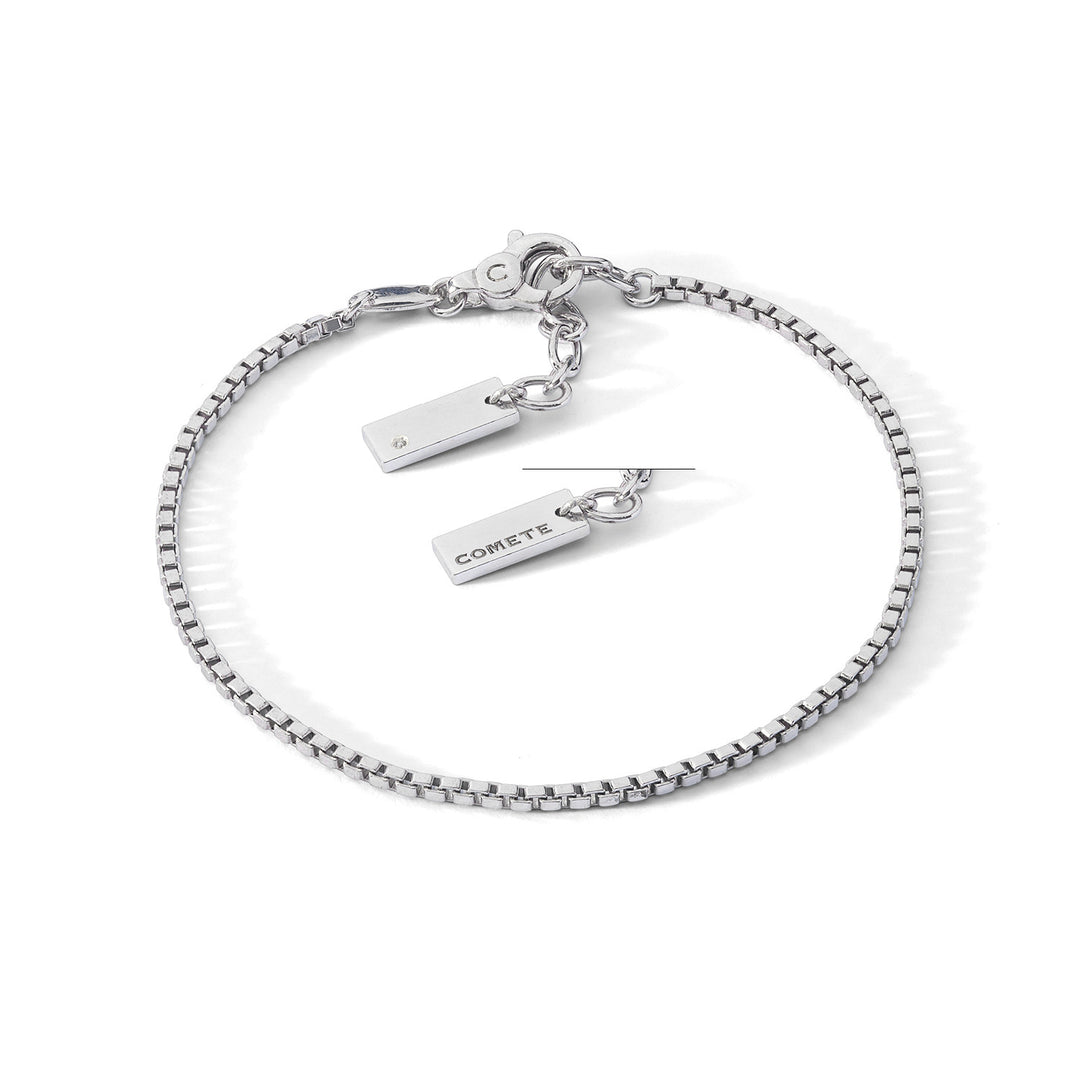 Comete Bracelet in Silver and White Diamond UBR1255