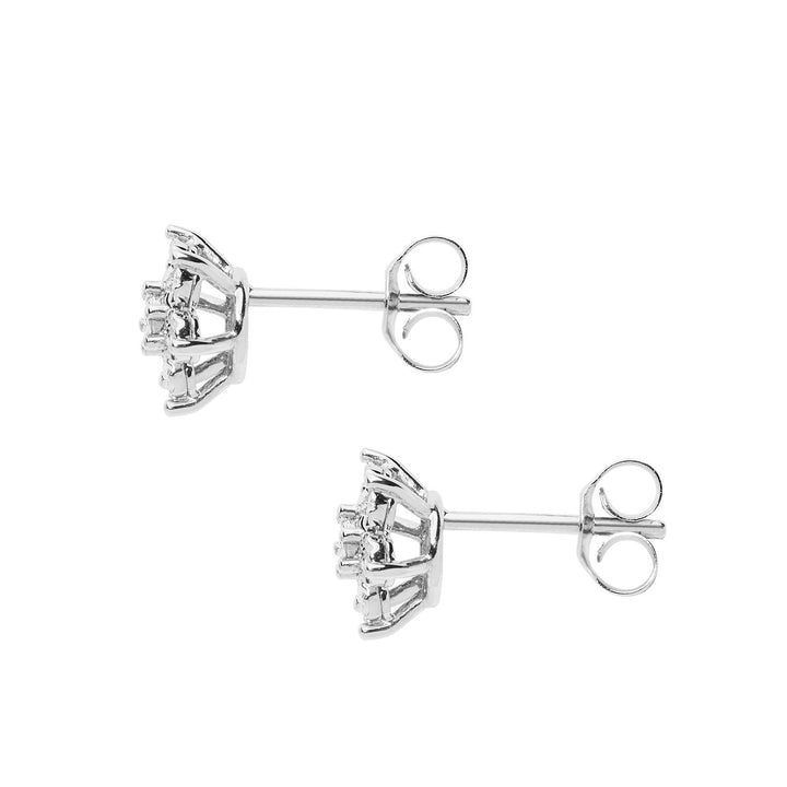 Comete Oorbellen in wit goud en witte diamanten Moments ORB1080