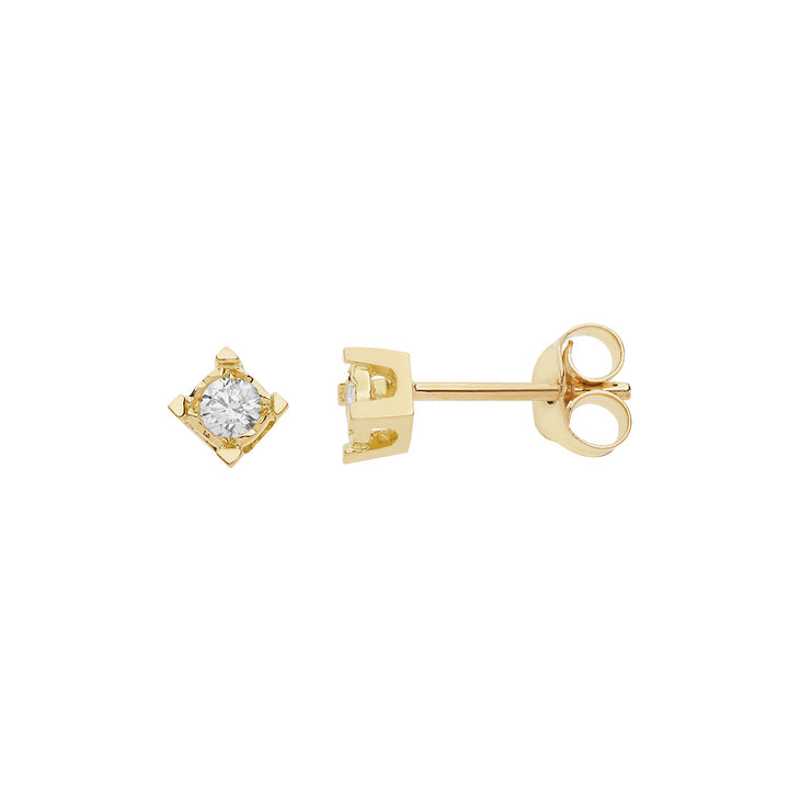 Comete Earrings Diamond light points in Gold and Diamonds ORB1006G
