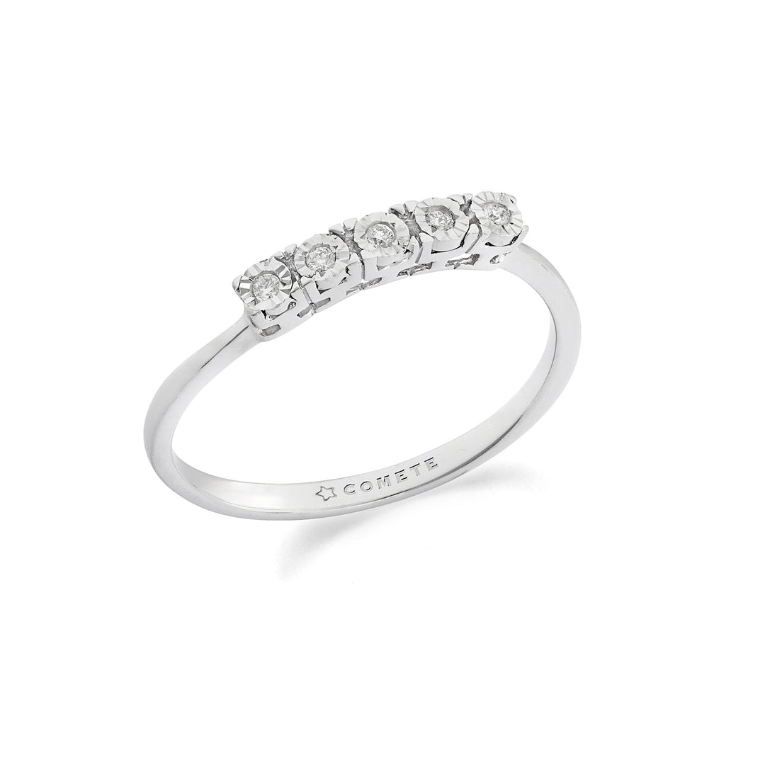 Comete Ring in 375‰ Gold and White Diamond KANB1903
