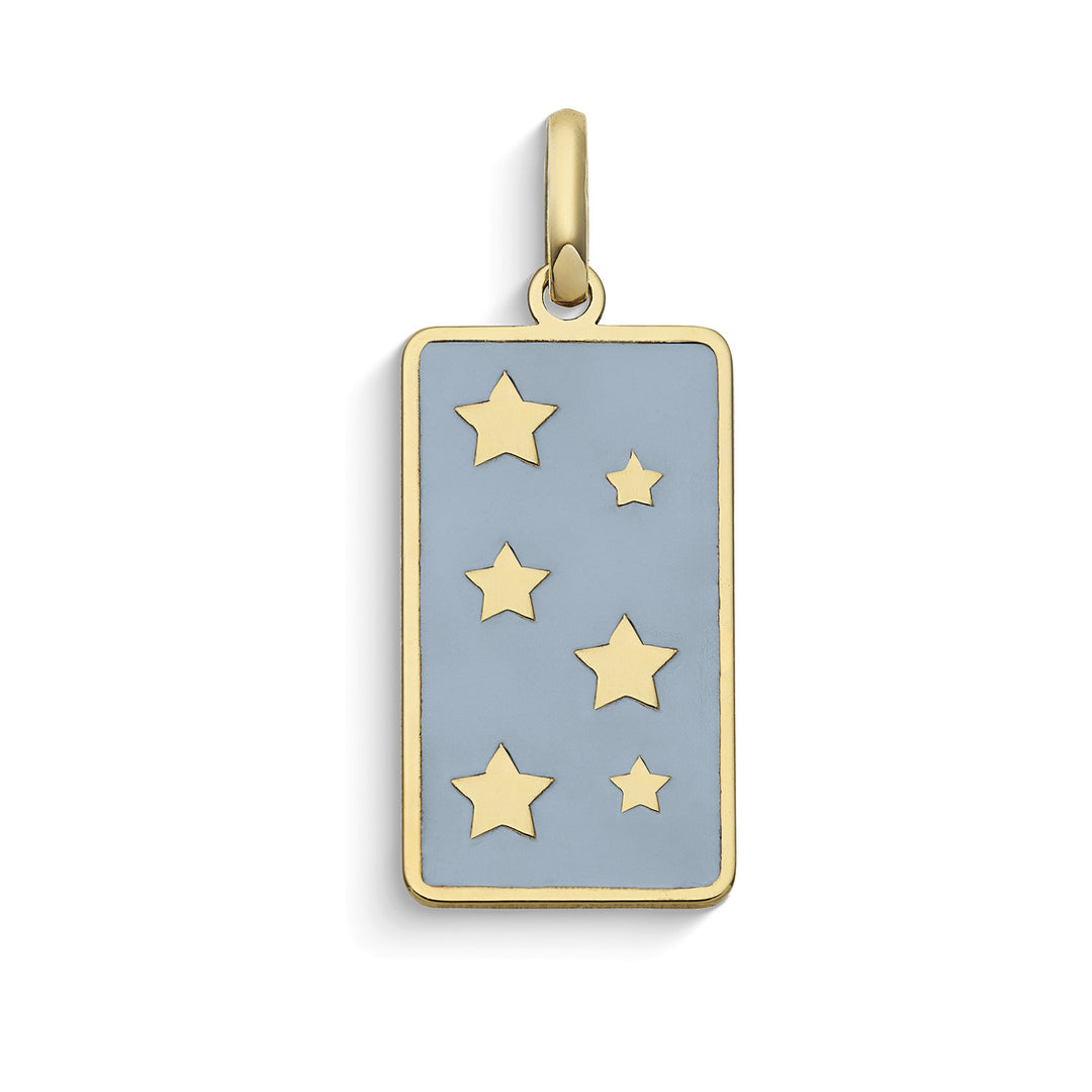 Comets Star Pendant in 375‰ yellow gold KCOB026