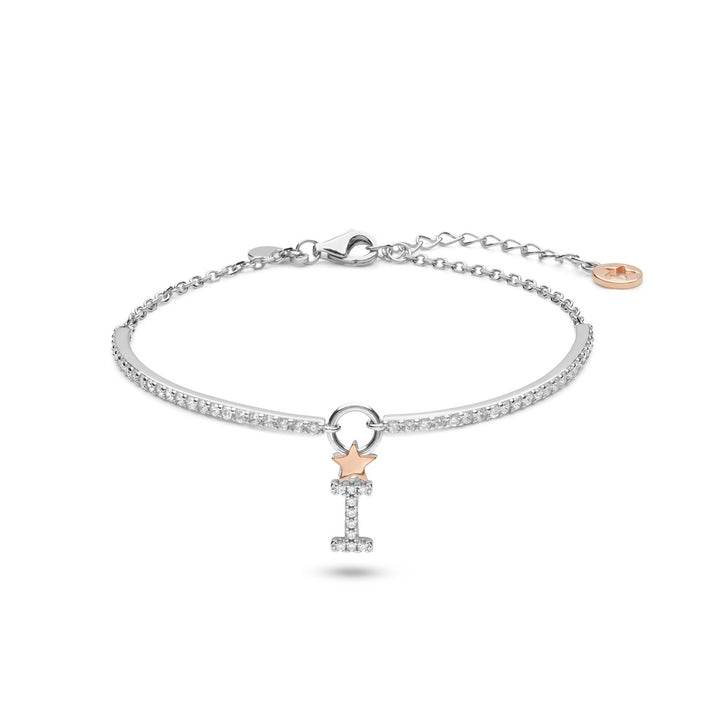 Comete Silberarmband Buchstabe I BRA185