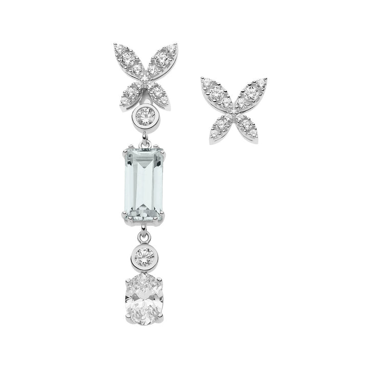 Comete Glamorous Ohrringe aus Silber und Zirkonen ORA131