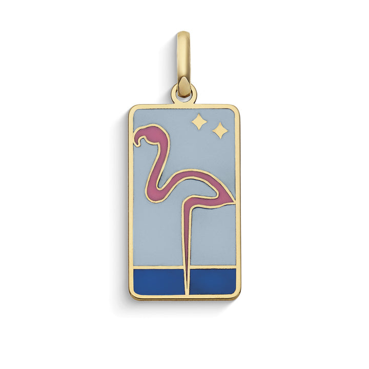 Comets Positivity Pendant in 375‰ yellow gold KCOB020
