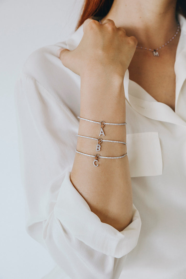 Comete Zilveren Armband Letter N BRA190