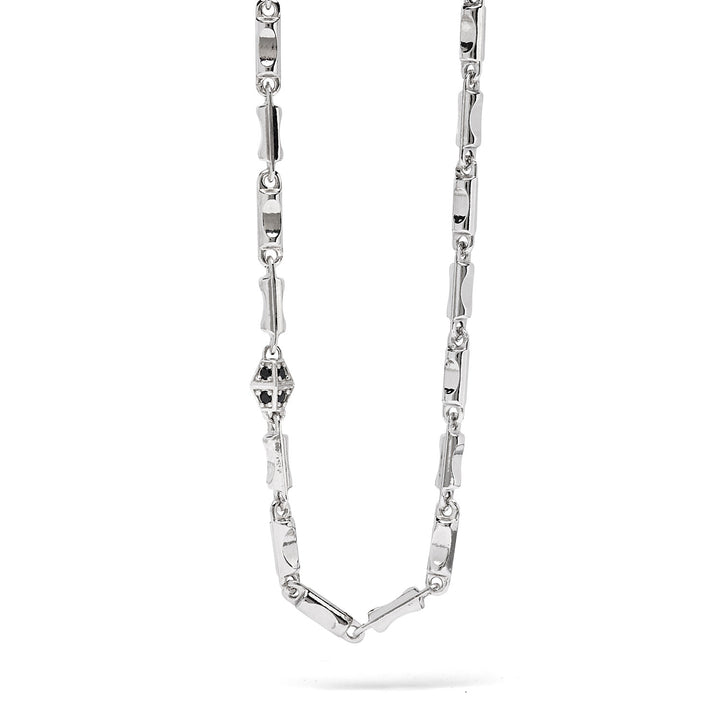 Comete ketting in zilver en zirkonen UGL697