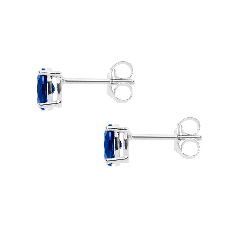 Comete Earrings in Gold and Oval Sapphire ORB1072