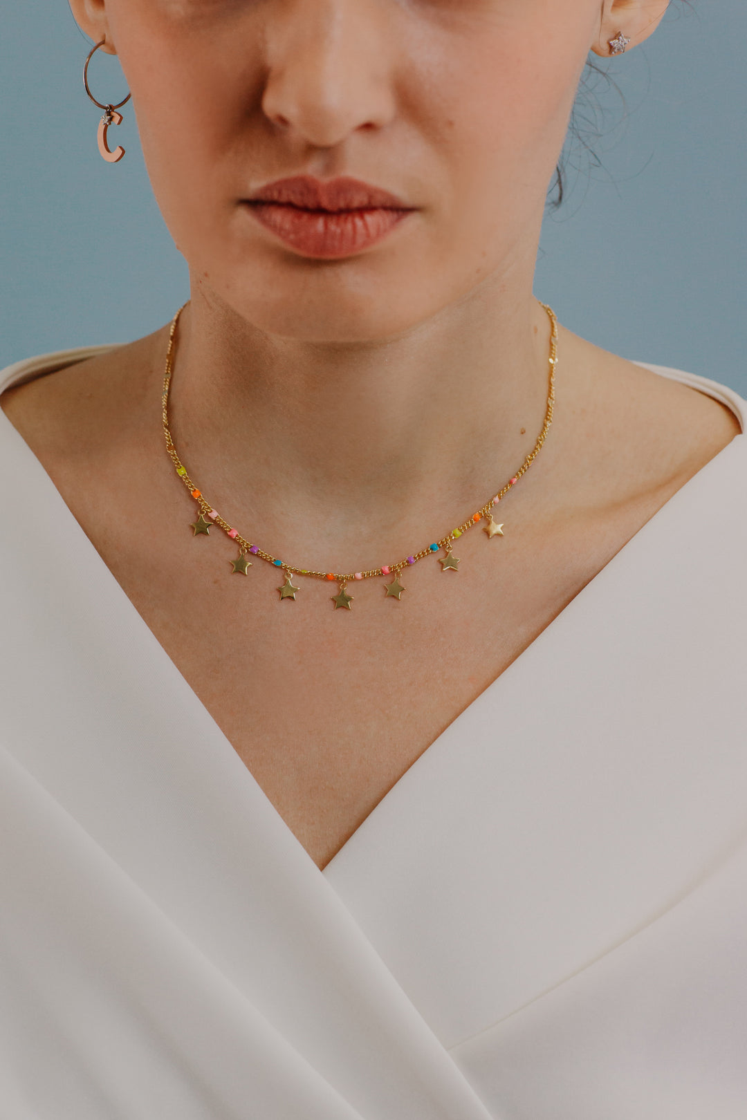Comete zilveren sterketting GLA254