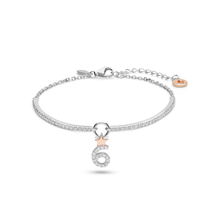 Comete zilveren armband nummer 6 BRA208