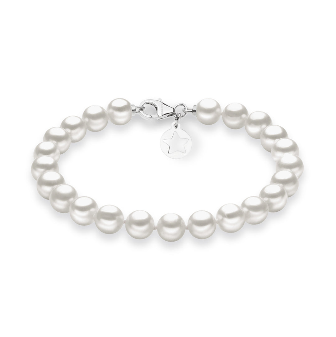 Comete Acquadolce Perlenstrang-Armband in Gold BRQ112S
