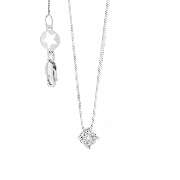 Comete-Halskette aus Gold, Rosendiamanten GLB1611