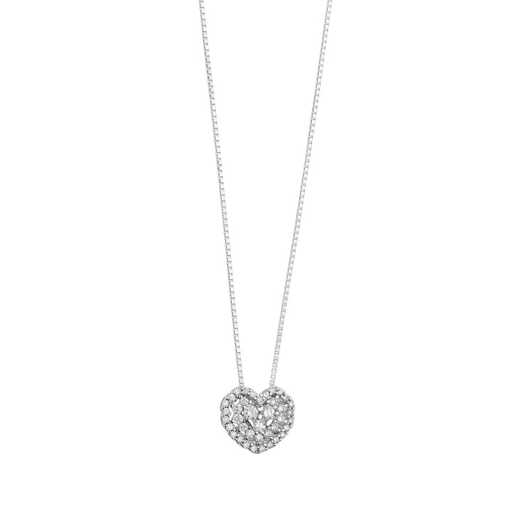 Comete hartketting in goud en diamanten GLB1471
