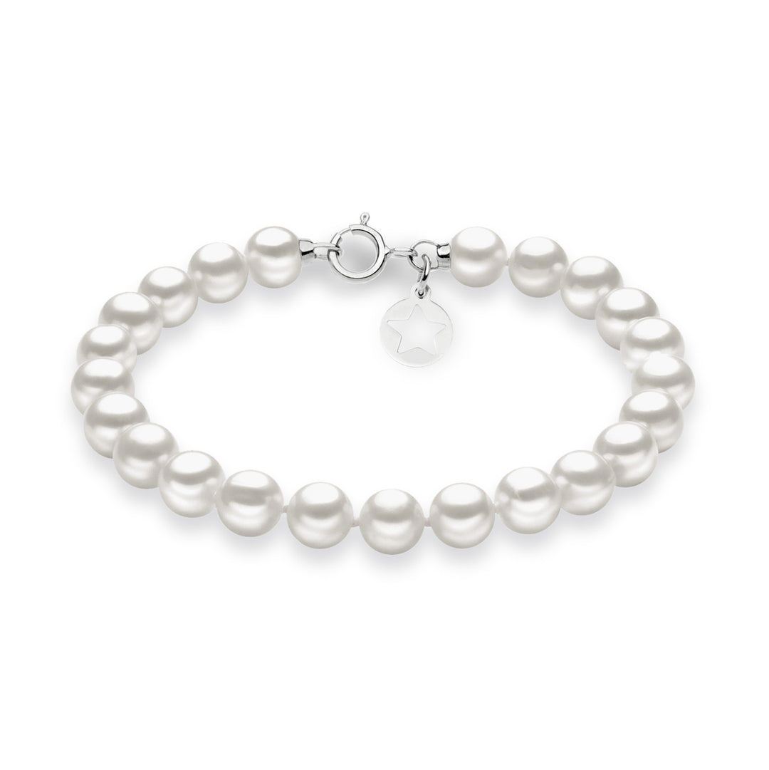 Comete Acquadolce Perlenstrang-Armband in Gold BRQ111AM