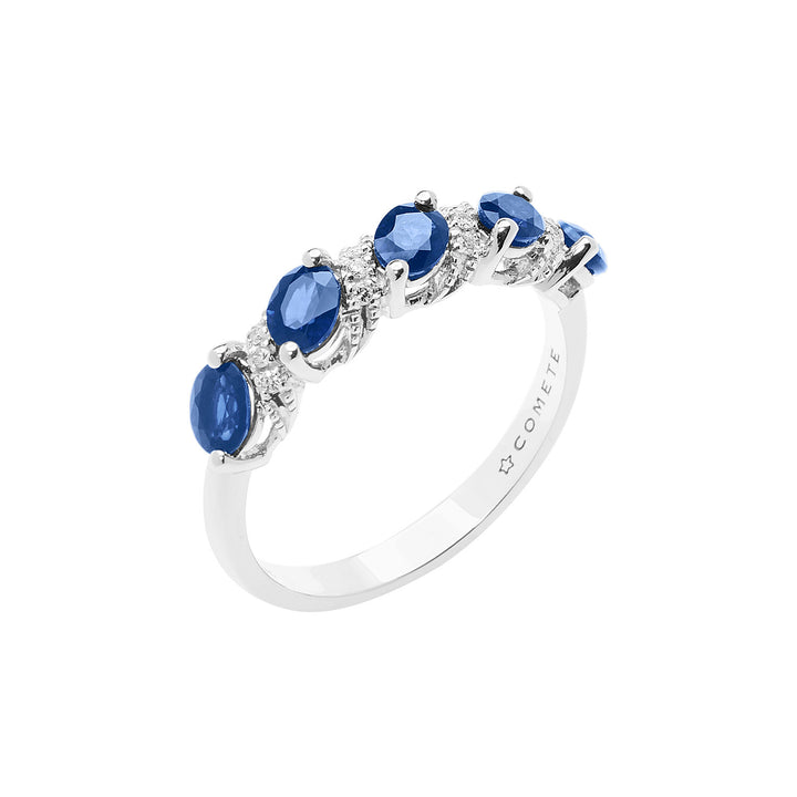 Comete Ring with Sapphire and Diamonds ANB2666