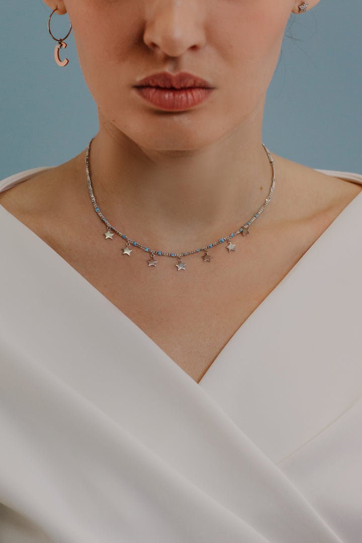 Comete zilveren sterketting GLA252