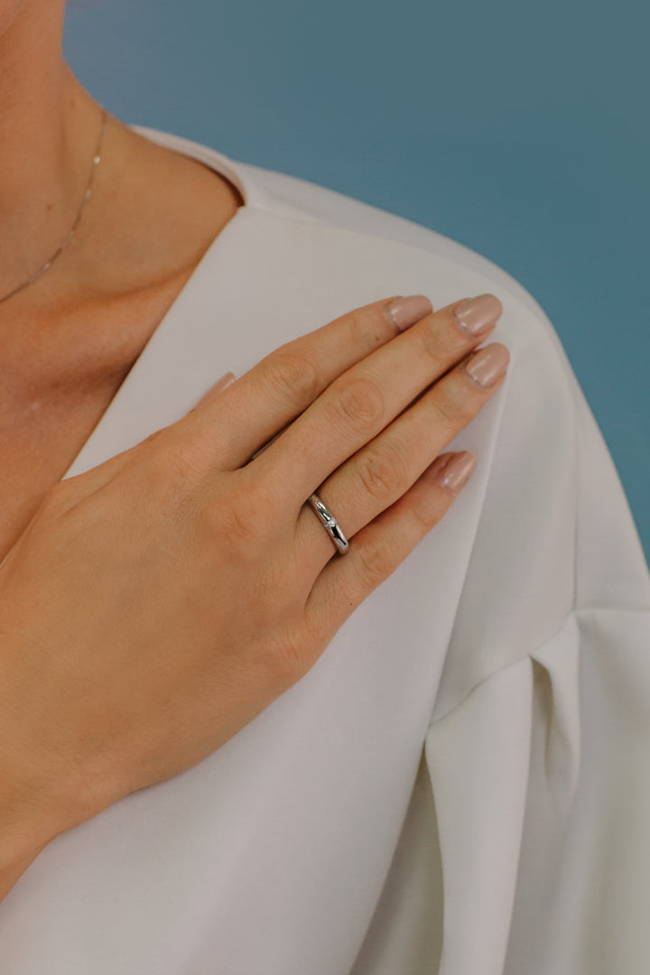 Comete You and Me zilveren damesring ANG105M16