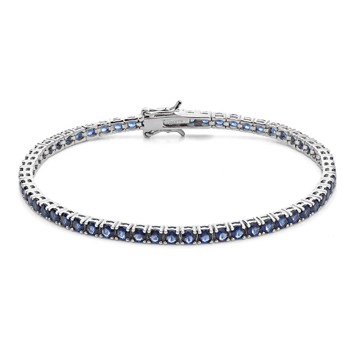 Comete Tennis in 925‰ zilver en blauwe zirkonen UBR988M19