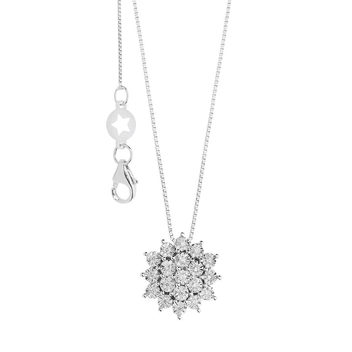 Comete Necklace in white gold and diamonds Moments GLB1639