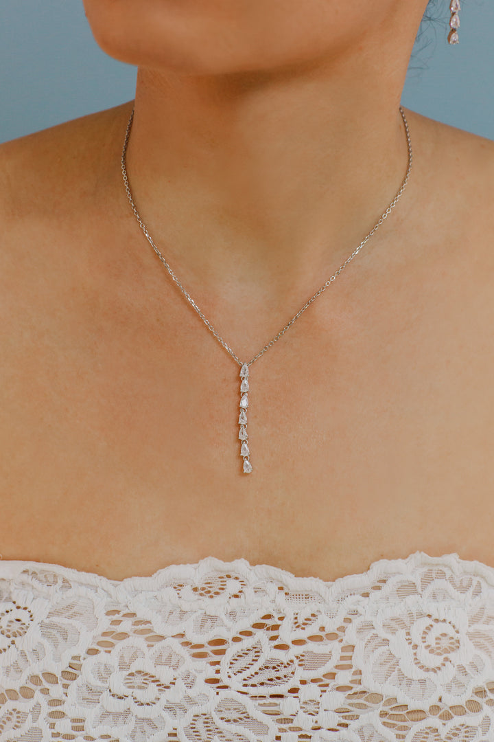 Comete Necklace tennis drops degradè GLA243