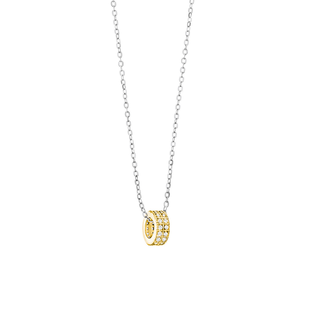 Comete ketting in geel goud met diamanten GLB915