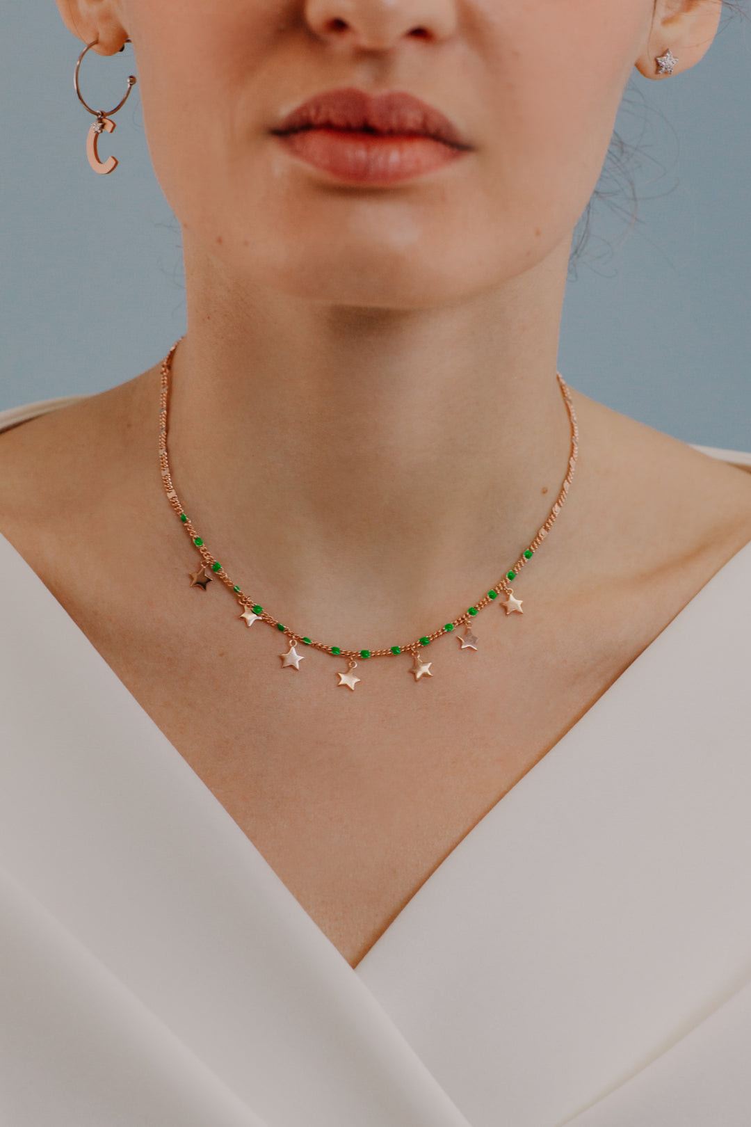 Comete zilveren sterketting GLA253