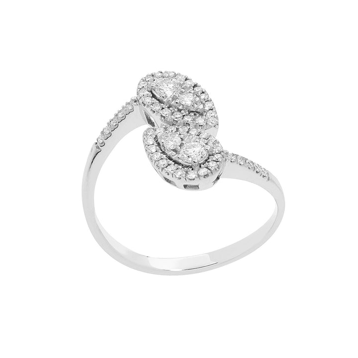 Comete Contrariè-ring in goud en diamanten ANB 2632