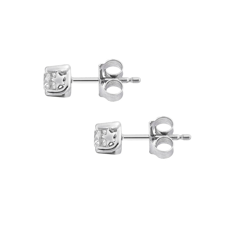 Comete-oorbellen in 750‰ goud en witte diamant ORB1142