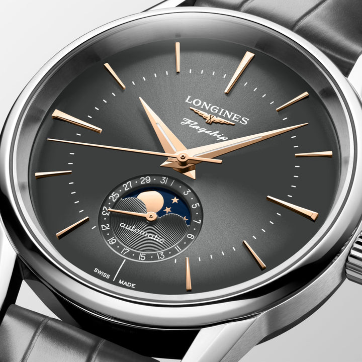 LONGINES – VLAGGENSCHIP ERFGOED MAANFASE – L4.815.4.52.2