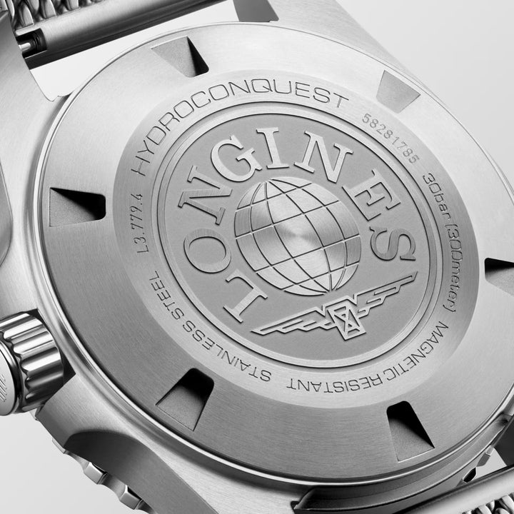 Longines Hydroconquest Uhr 39 mm blauer Automatikstahl L3.779.4.99.6