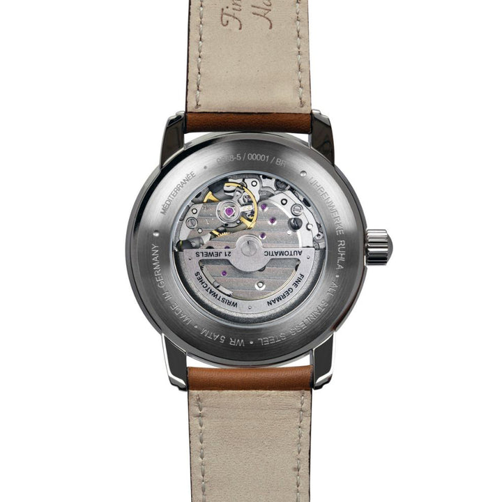 Zeppelin LZ121 Mediterranèe 24ore 40mm beige automatic steel 9668-5