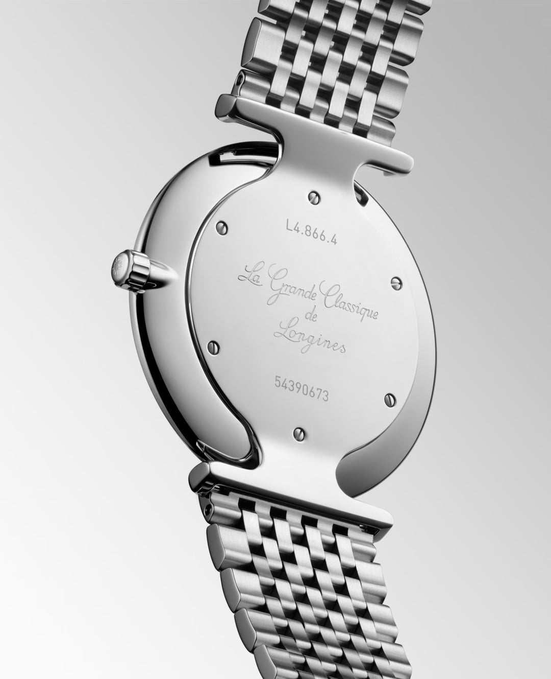 Longines horloge La Grande Classique De Longines 38mm wit quartz staal L4.866.4.11.6