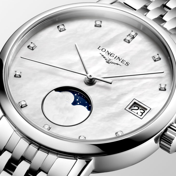 LONGINES – LONGINES ELEGANTE COLLECTIE MOONPHASE – L4.330.4.87.6