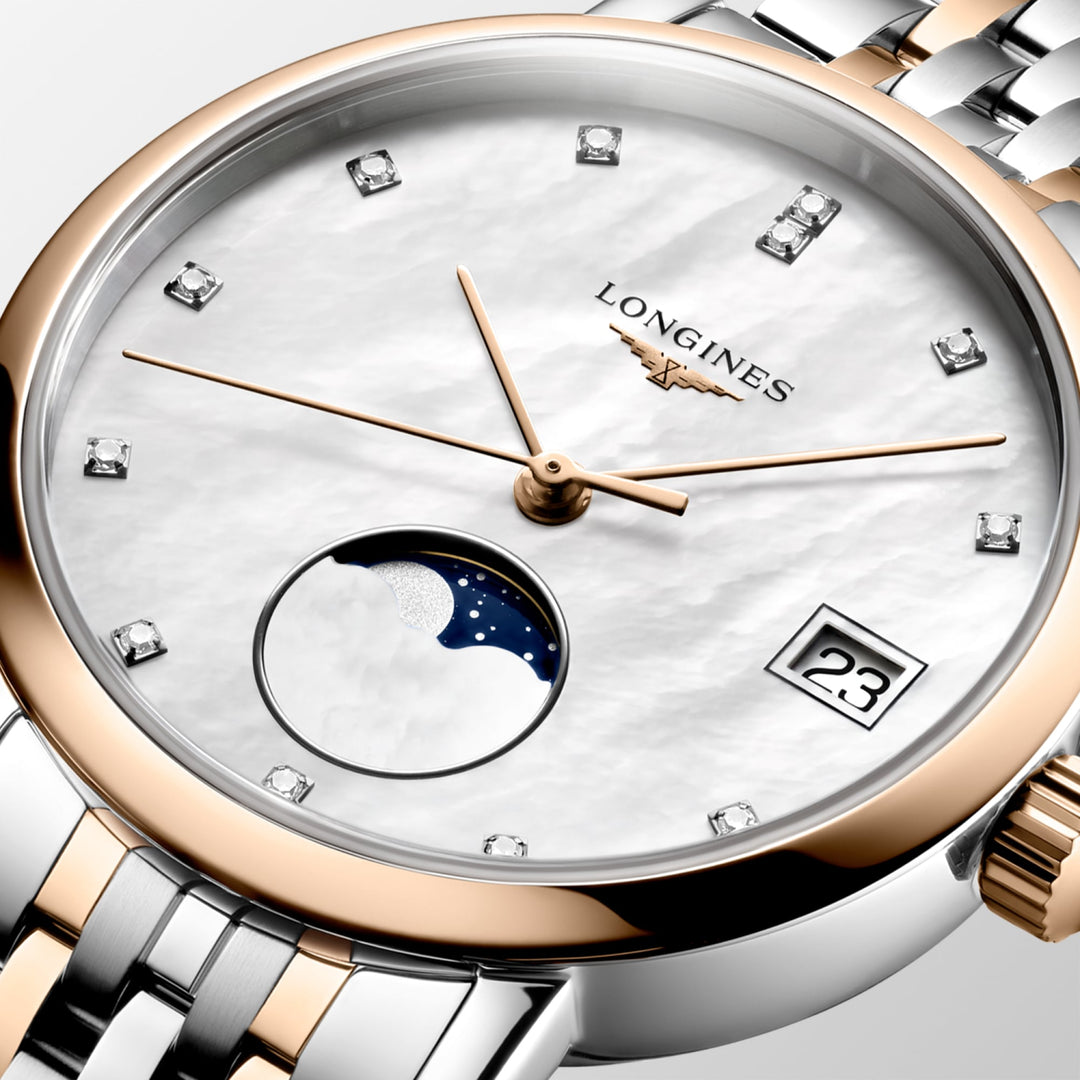 LONGINES – LONGINES ELEGANTE COLLECTIE MOONPHASE – L4.330.5.87.7