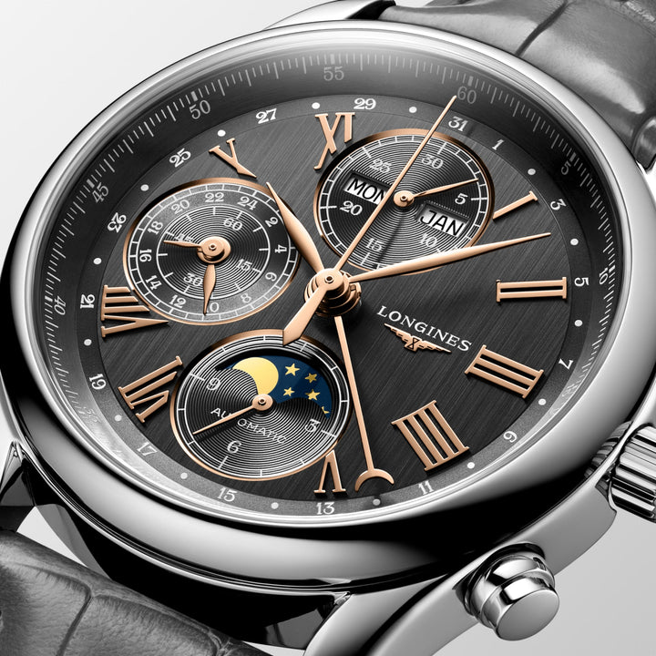 LONGINES – DIE LONGINES MASTER COLLECTION CHRONO MOONPHASE – L2.673.4.61.2