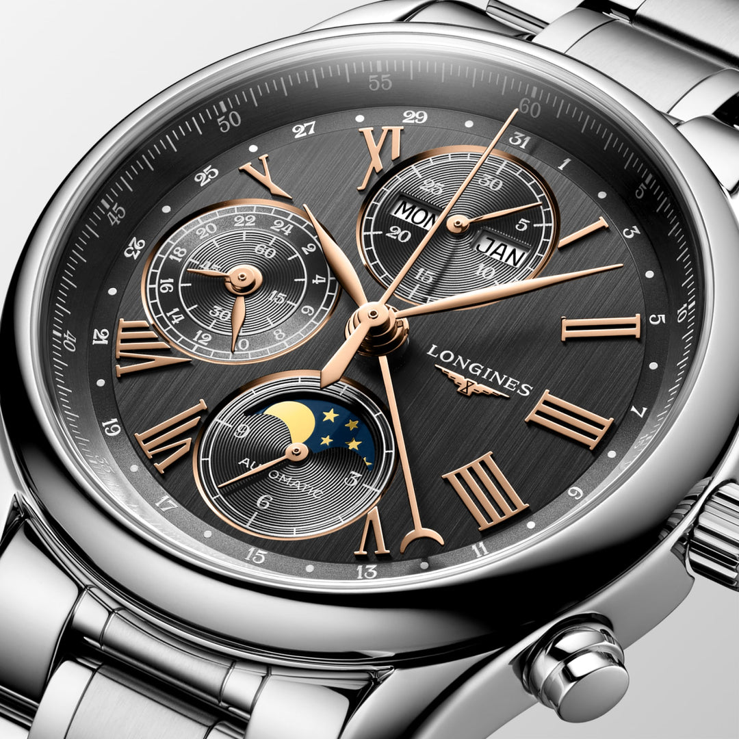 LONGINES – DIE LONGINES MASTER COLLECTION CHRONO MOONPHASE – L2.673.4.61.6