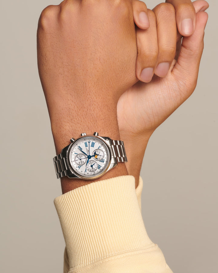 LONGINES – DE LONGINES MASTER COLLECTIE CHRONO MOONPHASE – L2.673.4.71.6