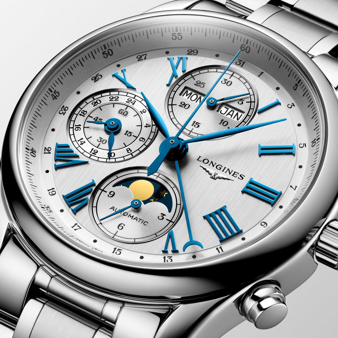 LONGINES – DE LONGINES MASTER COLLECTIE CHRONO MOONPHASE – L2.673.4.71.6