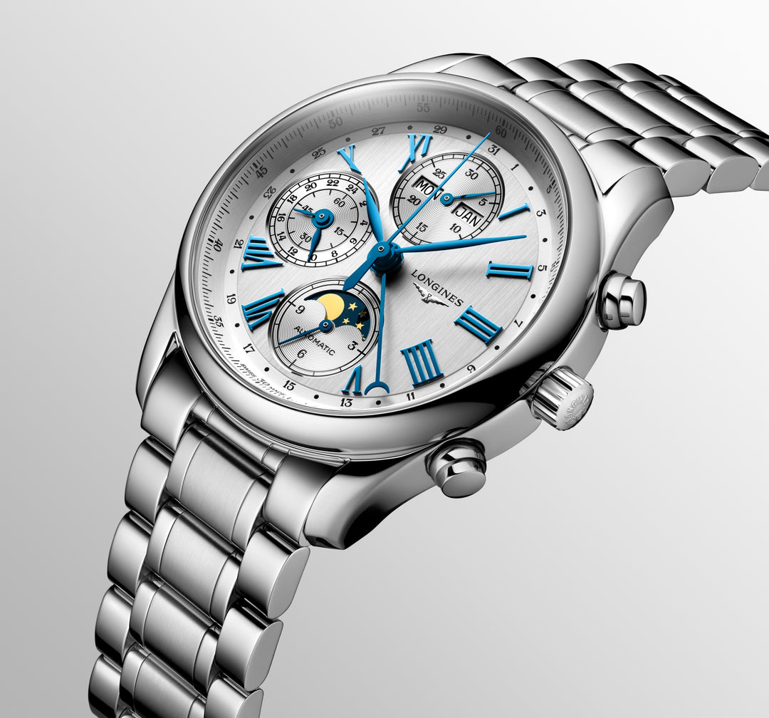 LONGINES – DE LONGINES MASTER COLLECTIE CHRONO MOONPHASE – L2.673.4.71.6