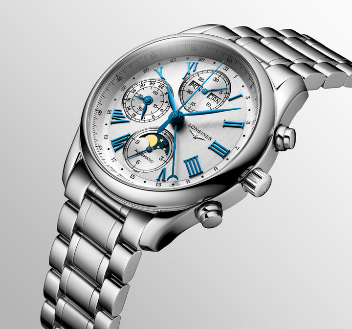LONGINES – DE LONGINES MASTER COLLECTIE CHRONO MOONPHASE – L2.673.4.71.6