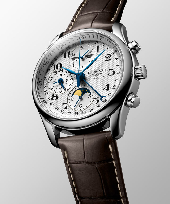 LONGINES – DE LONGINES MASTER COLLECTIE CHRONO MOONPHASE – L2.673.4.78.3