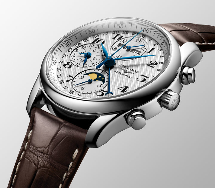 LONGINES – DE LONGINES MASTER COLLECTIE CHRONO MOONPHASE – L2.673.4.78.3