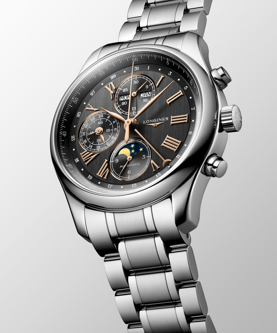 LONGINES – DIE LONGINES MASTER COLLECTION CHRONO MOONPHASE – L2.773.4.61.6