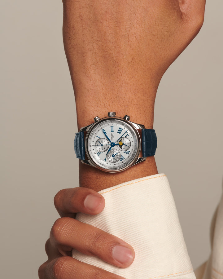 LONGINES – DE LONGINES MASTER COLLECTIE CHRONO MOONPHASE – L2.773.4.71.2