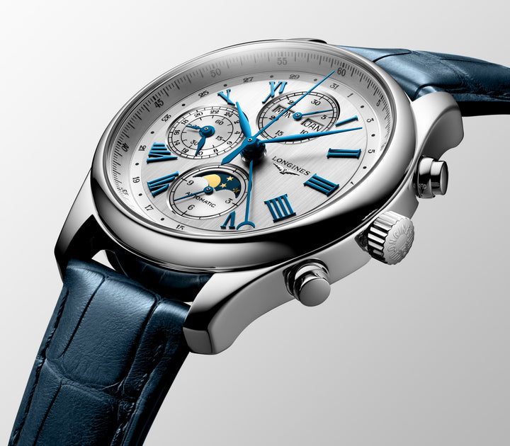 LONGINES – DE LONGINES MASTER COLLECTIE CHRONO MOONPHASE – L2.773.4.71.2