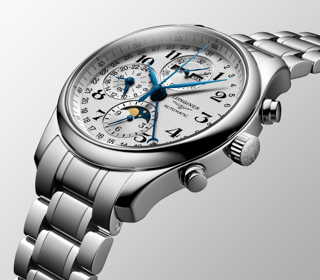 LONGINES – DE LONGINES MASTER COLLECTIE CHRONO MOONPHASE – L2.773.4.78.6