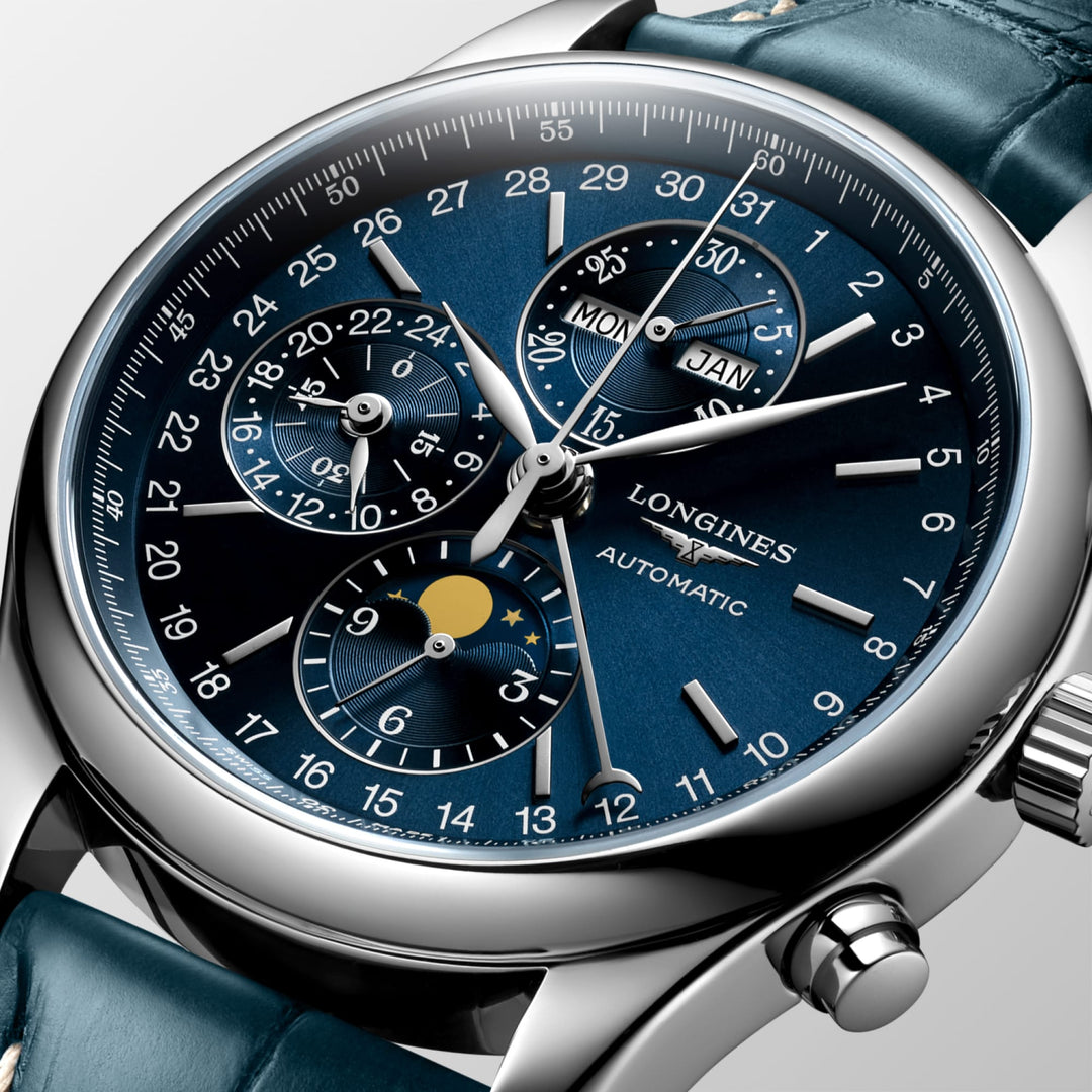 LONGINES – DE LONGINES MASTER COLLECTIE CHRONO MOONPHASE – L2.773.4.92.0