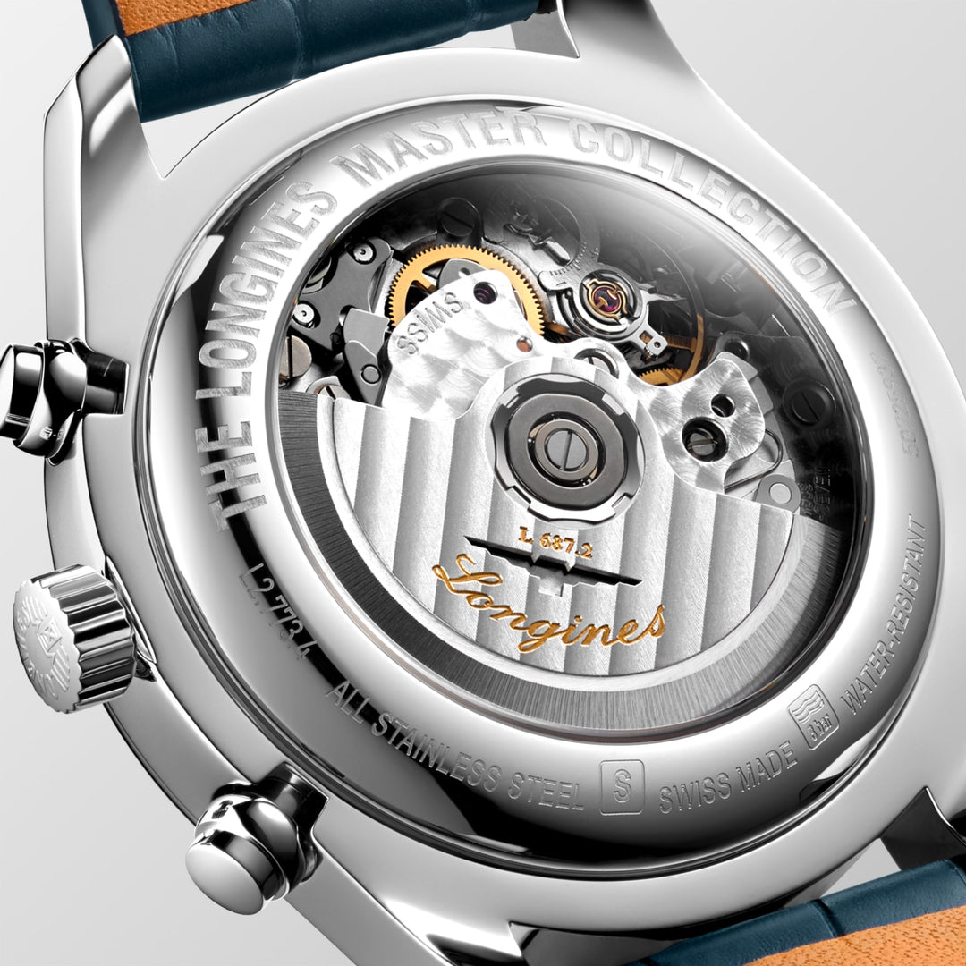 LONGINES – DE LONGINES MASTER COLLECTIE CHRONO MOONPHASE – L2.773.4.92.0