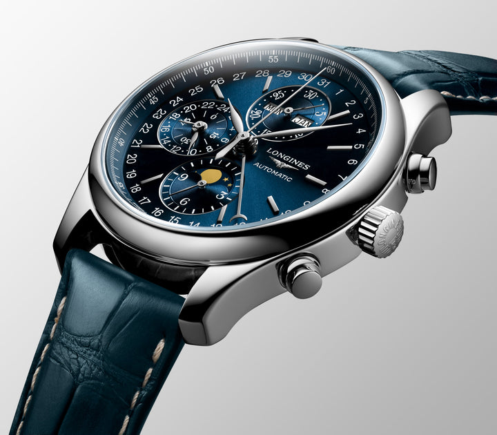 LONGINES – DE LONGINES MASTER COLLECTIE CHRONO MOONPHASE – L2.773.4.92.0