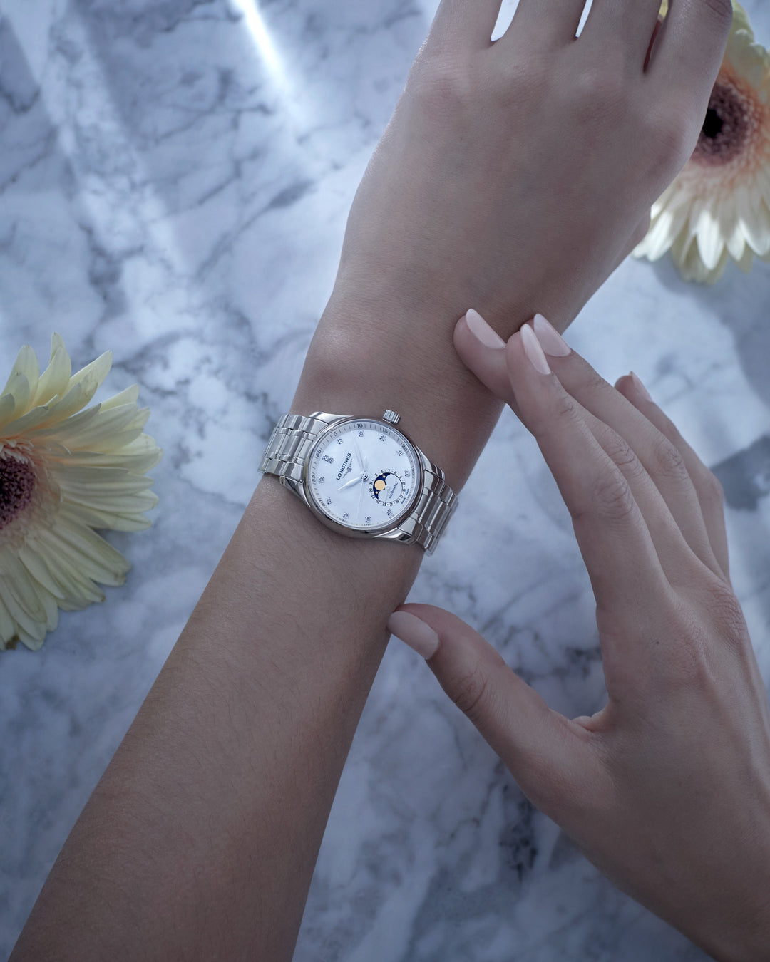 LONGINES – DE LONGINES MASTER COLLECTIE MOONPHASE – L2.409.4.87.6