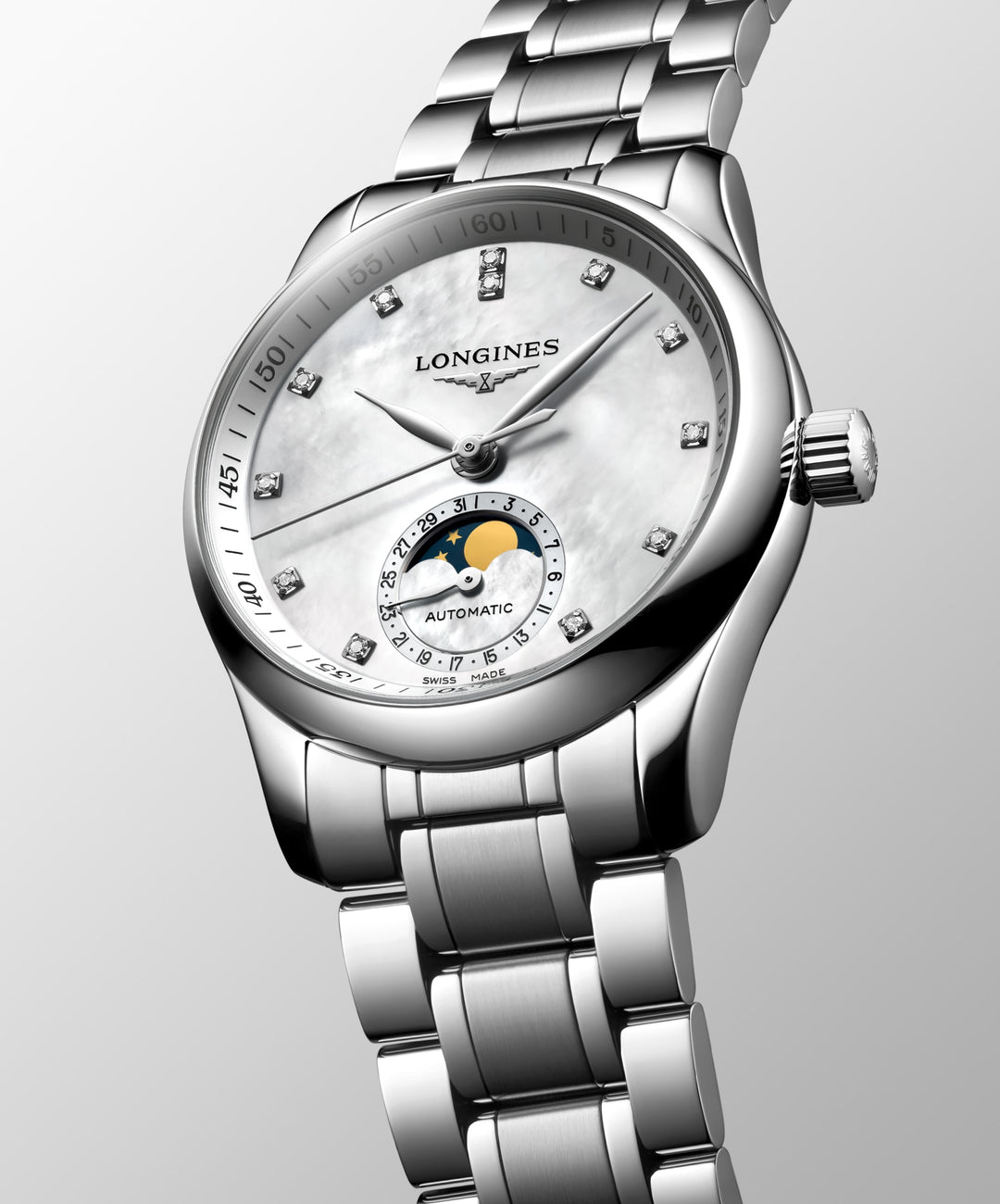 LONGINES – DE LONGINES MASTER COLLECTIE MOONPHASE – L2.409.4.87.6